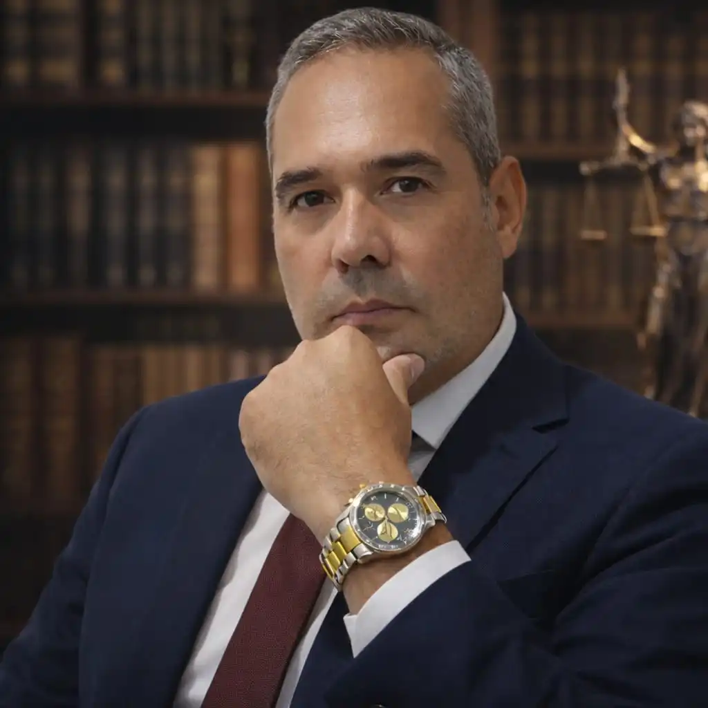 Dr. Carlos Eduardo Lopes de Araújo, advogado previdenciário em atendimento